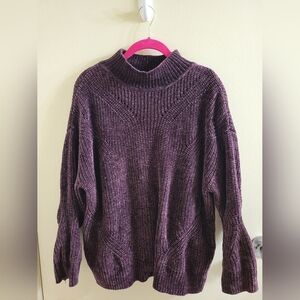 Calvin Klein Rich Plum Turtleneck Sweater